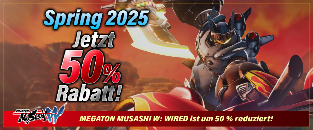 Jetzt 50 % Rabatt! Spring 2025 MEGATON MUSASHI W: WIRED ist um 50 % reduziert!