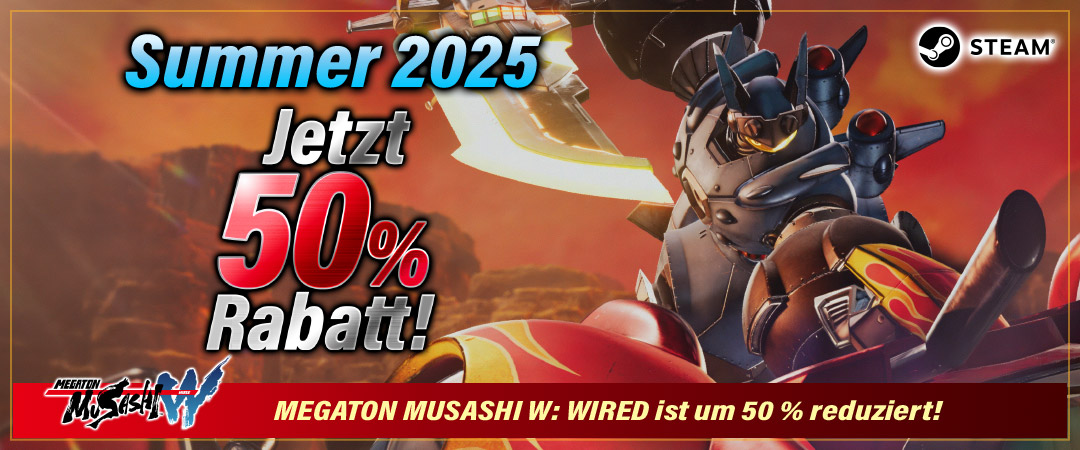 Jetzt 50 % Rabatt! Summer 2025 MEGATON MUSASHI W: WIRED ist um 50 % reduziert!