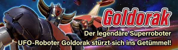 Der legendäre Superroboter UFO-Roboter Goldorak stürzt sich ins Getümmel!