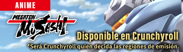 Disponible en Crunchyroll *Será Crunchyroll quien decida las regiones de emisión.