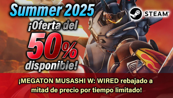 Summer 2025 ¡MEGATON MUSASHI W: WIRED rebajado a mitad de precio por tiempo limitado!